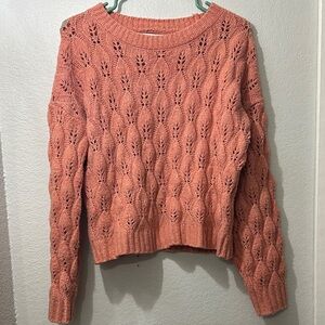 SO Women's Peach Knit Sweater